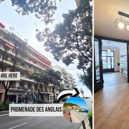 Nestor&jeeves - Blue Pastel Promenade - Spacious - Close Sea Apartman Nizza