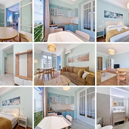 Nestor&jeeves - Blue Pastel Promenade - Spacious - Close Sea Apartman